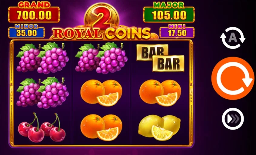 „Royal Coins 2: Hold and Win” – încearcă versiunea îmbunătățită a jocului preferat